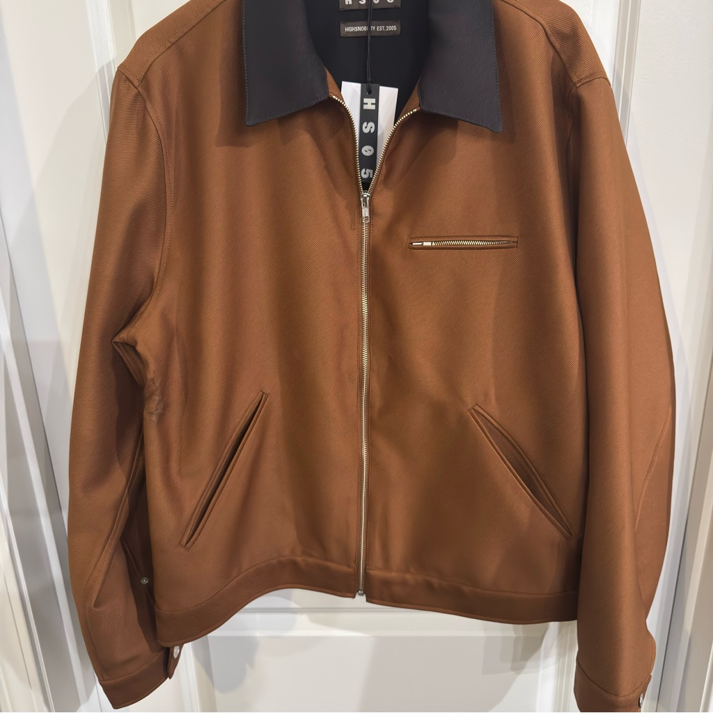 Highsnobiety Twill Rancho Jacket In Brown — image 5 of 8